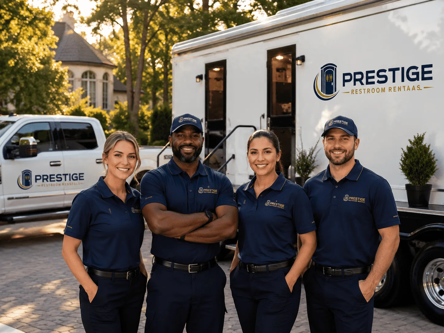 Trusted Luxury Portable Restrooms company in Olmitz, KS